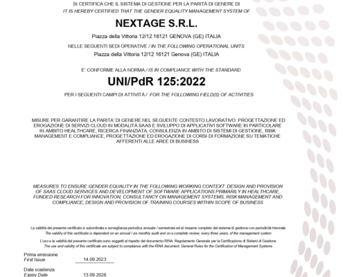 certificazione di genere